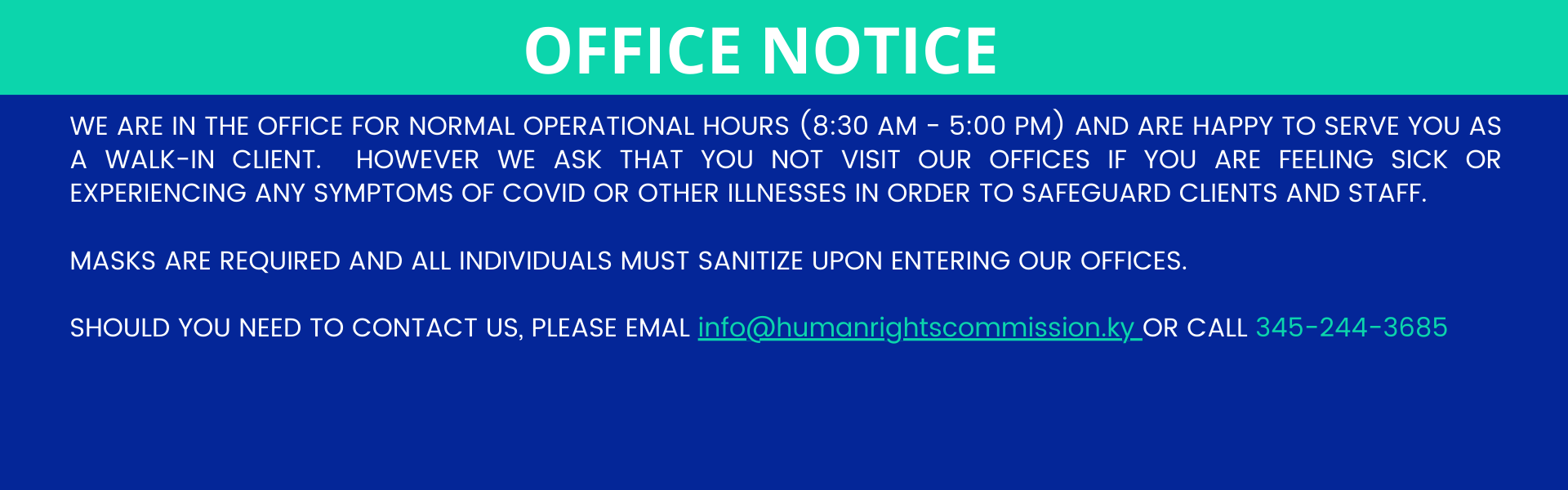 Office  Notice